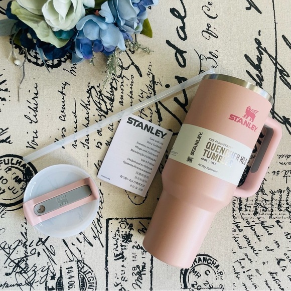 NWT Stanley Limited Edition Quencher H2.0 Flowstate Tumbler 40oz Pink Dusk - Picture 4 of 6